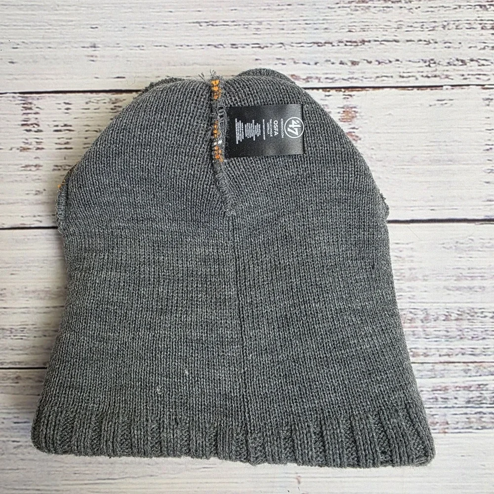 47 Brand Womens Tennessee Vols Cuffed Winter Knit Hat Cap Pom Beanie Orange Gray